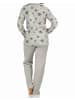 NORMANN Coralfleece Hausanzug Homewear Sternen - 58695 in grau