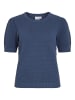 Vila Strickoberteil in Vintage Indigo