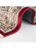 Nouristan Orientalischer Samt Teppich Fransen Antik NaIn-Rot Grün