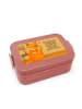 Mr. & Mrs. Panda Bento Box Fuchs Lord Design mit Spruch in Rot Pastell