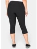 sheego Caprihose in schwarz