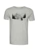 GreenBomb T-Shirt Nature Moose Mountain in Heidekraut Grau
