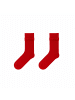MUNADUNA Spitzen-Rippensocken in Rot