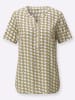 WITT WEIDEN Druckbluse in sand-limone-bedruckt