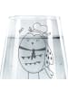 Mr. & Mrs. Panda Tumbler Glas Eule Matrose ohne Spruch in Transparent