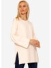 SASSYCLASSY Oversize Strick-Pullover in Offwhite