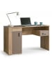 Feldmann-Wohnen Schreibtisch Bravo Eiche Sonoma / Trüffel 130 / 51 / 78cm