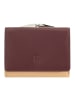 DuDu Corsica Geldbörse RFID Schutz Leder 11 cm in burgundy