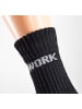 Cotton Prime® Arbeitssocken "WORK" 6 Paar in Schwarz/Grau