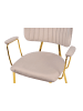 Kayoom Stuhl Giselle 2erSet in taupe