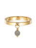 Elli Ring 925 Sterling Silber Kugel in Gold