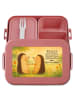 Mr. & Mrs. Panda MEPAL Bentobox Igel Liebe Design mit Spruch in Rot Pastell