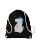 Mr. & Mrs. Panda gymnastiktasche Einhorn Spaziergang ohne Spruch in Schwarz