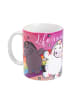 United Labels Pummel und Friends Tasse Pummeleinhorn - Life is better 320 ml in Mehrfarbig