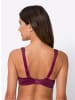 Sieh an! BH ohne Bügel in bordeaux