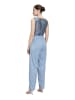 Vera Mont Jumpsuit mit Pailletten in Light Steel Blue
