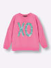sheego Sweatshirt in altrosa-pink-bedruckt