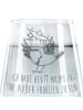 Mr. & Mrs. Panda Trinkglas Rabe Sombrero mit Spruch in Transparent