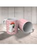 Mr. & Mrs. Panda Kaffeetasse Einhorn  ohne Spruch in Rot Pastell