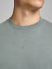 Jack & Jones Basic Sweater Langarm Sweatshirt Rundhals Pullover JJEBASIC in Grau-4