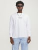 Jack & Jones Langarm-T-Shirt in Bright White