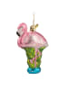 Käthes Original Baumschmuck Glas Flamingo in bunt