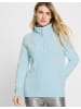 Olsen Troyer-Pullover in Satin Blue Mel