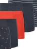 Schiesser Retro Boxer 95/5 Multipacks in graphit, rot