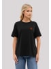 F4NT4STIC T-Shirt Basketball Bestickt in off black