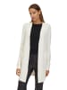 BETTY & CO Strick-Cardigan ohne Verschluss in Bright Cream Melange