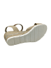 Tom Tailor Keilsandaletten in Beige