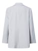 Pieces Oversize-Blazer in Light Grey Melange