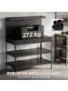 HOMCOM Werkbank in Schwarz 122L x 61B x 156H cm