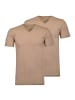 Ragman T-Shirt 2er Pack in Beige