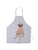 Mr. & Mrs. Panda Grillschürze Faultier Kaffee ohne Spruch in Grau Pastell