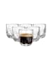 LEONARDO 6er Set Espressogläser (3) Gocce in Transparent 60 ml