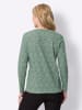 Sieh an! Langarm-Shirt in moos-ecru-bedruckt