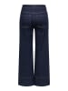 ONLY Jeans mit weitem Bein in Dark Blue Denim