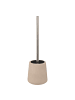 5five Simply Smart WC-Bürste mit Keramikbehälter COCON in Beige, Ø 12 x (H) 40 cm