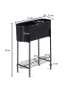 KADIMA DESIGN Pflanzgefäß Metall 51x65x22 cm Pflanzkübel mit Gestell und