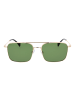 Replay Unisex Sonnenbrille Rechtwinklig Gold