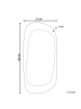 Beliani Wandspiegel TRIZAY in Braun - (W) 57 x (H) 120 x (L) 4 cm Horizontal