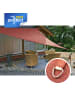 Gartenia sunprotect Professional Sonnensegel, 3,6 x 3,6 x 3,6 m, Dreieck, rot in Rot