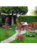 relaxdays Rosenbogen in Schwarz - (B)145 x (H)270 x (T)37 cm