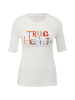 s.Oliver T-Shirt kurzarm in Creme