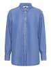 b. young Langarm - Hemd BYKOSMO Relaxed fit in Mid Blue Denim