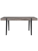 Beliani Esszimmertisch ADENA in Braun/Schwarz - (W) 90 x (H) 75 x (L) 180 cm