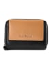 Greenburry Nappa Geldbörse RFID Schutz Leder 14 cm black-tan