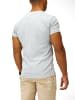 Joe Franks Joe Franks Basic T-Shirt kurzarm Big Button in grey melange