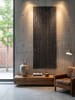 KADIMA DESIGN Outdoor-Teppich VIGOLENO Uni Flachgewebe Wohnzimmer Balkon in Anthrazit